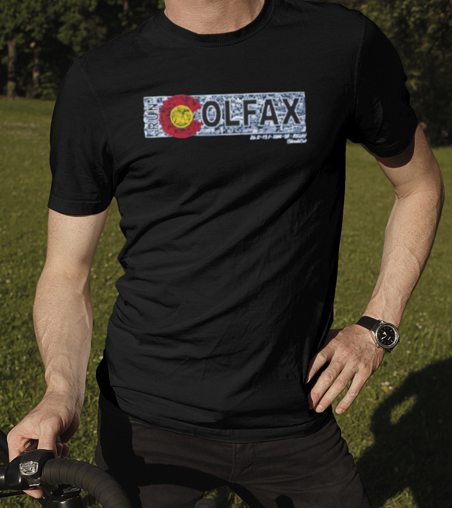 Run Colfax Colorado 26.2 13.1 10M 5K Relay T-Shirt