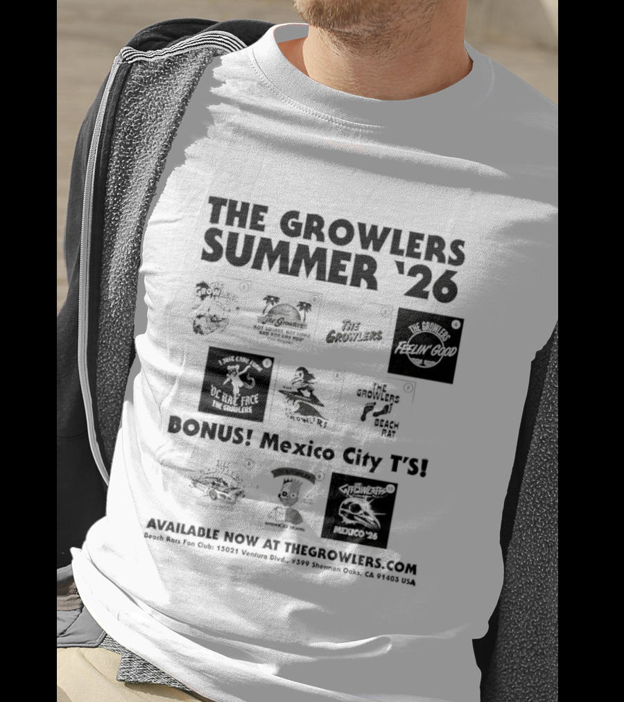 The Growlers Summer '26 Bonus Mexico City Fyi Mexico '26 T-Shirt