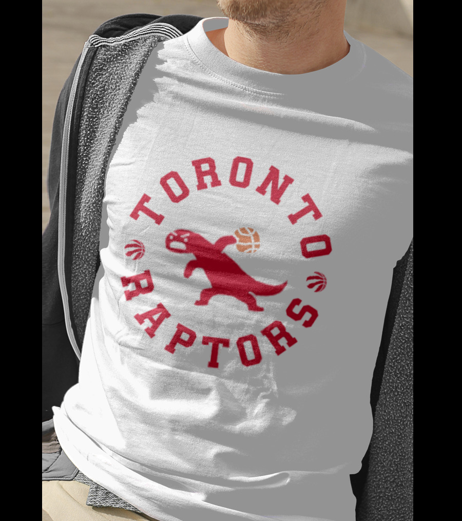 Toronto Raptors Basketball NBA Dinosaur Red T-Shirt
