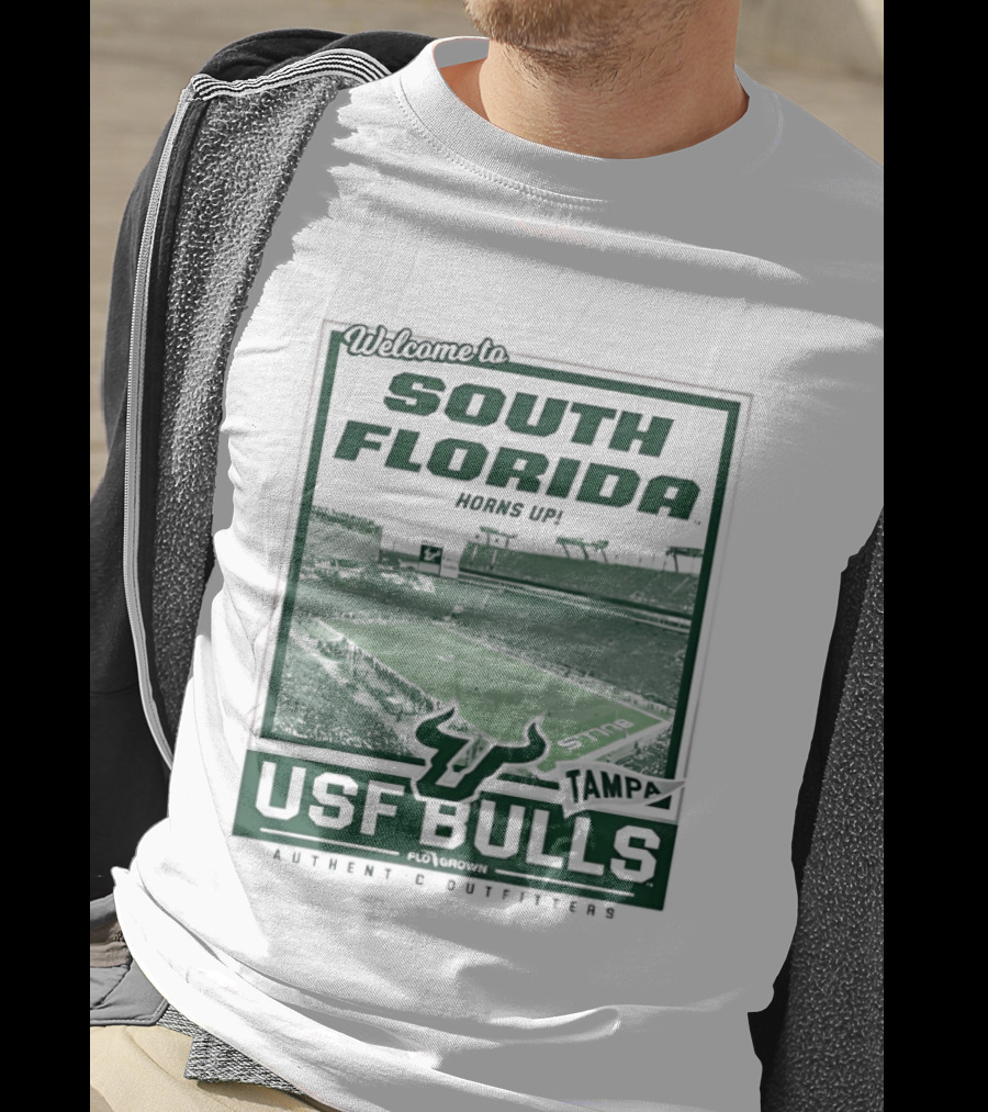 Welcome To South Florida Raymond James Stadium USF Bulls Football T-Shirt