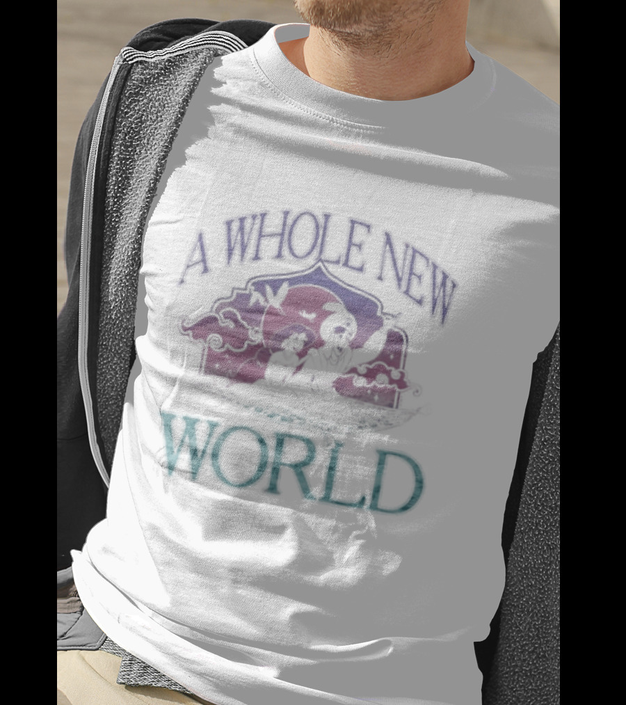 A Whole New World Aladdin Jasmine Disney Magic Carpet Ride T-Shirt