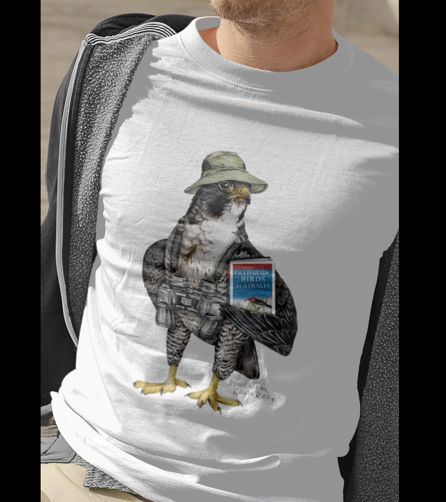 Brenda The Bird Er Field Guide To The Birds Of Australia Pencil Art By Kayla Reay T-Shirt