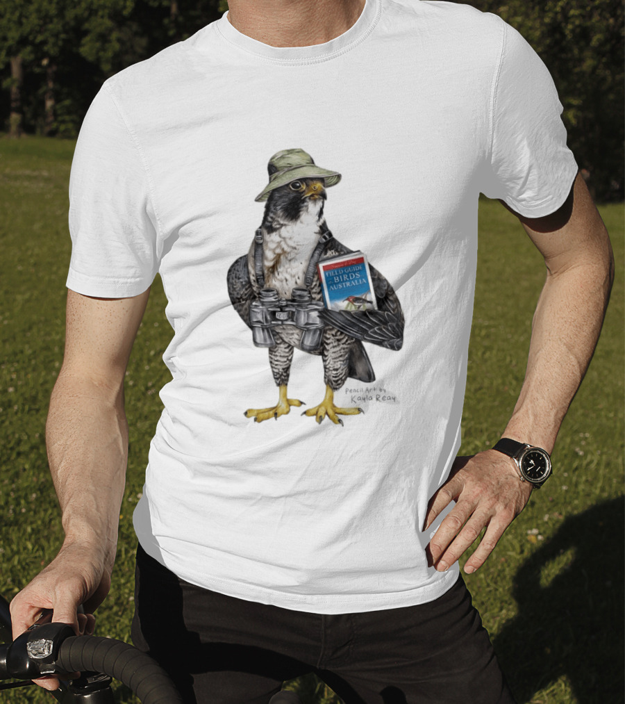 Brenda The Bird Er Field Guide To The Birds Of Australia Pencil Art By Kayla Reay T-Shirt
