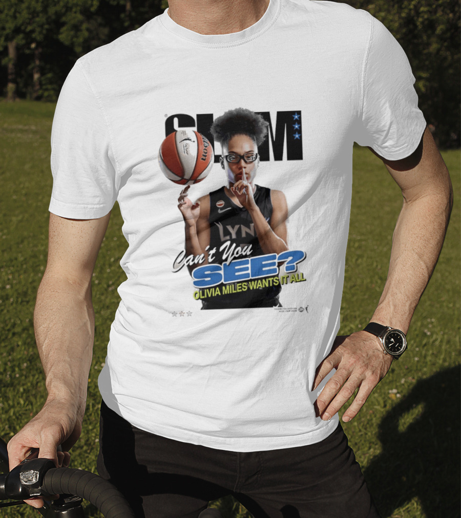 Minnesota Lynx SLAM Olivia Miles Wants It All Can't You See Basketball T-Shirt
