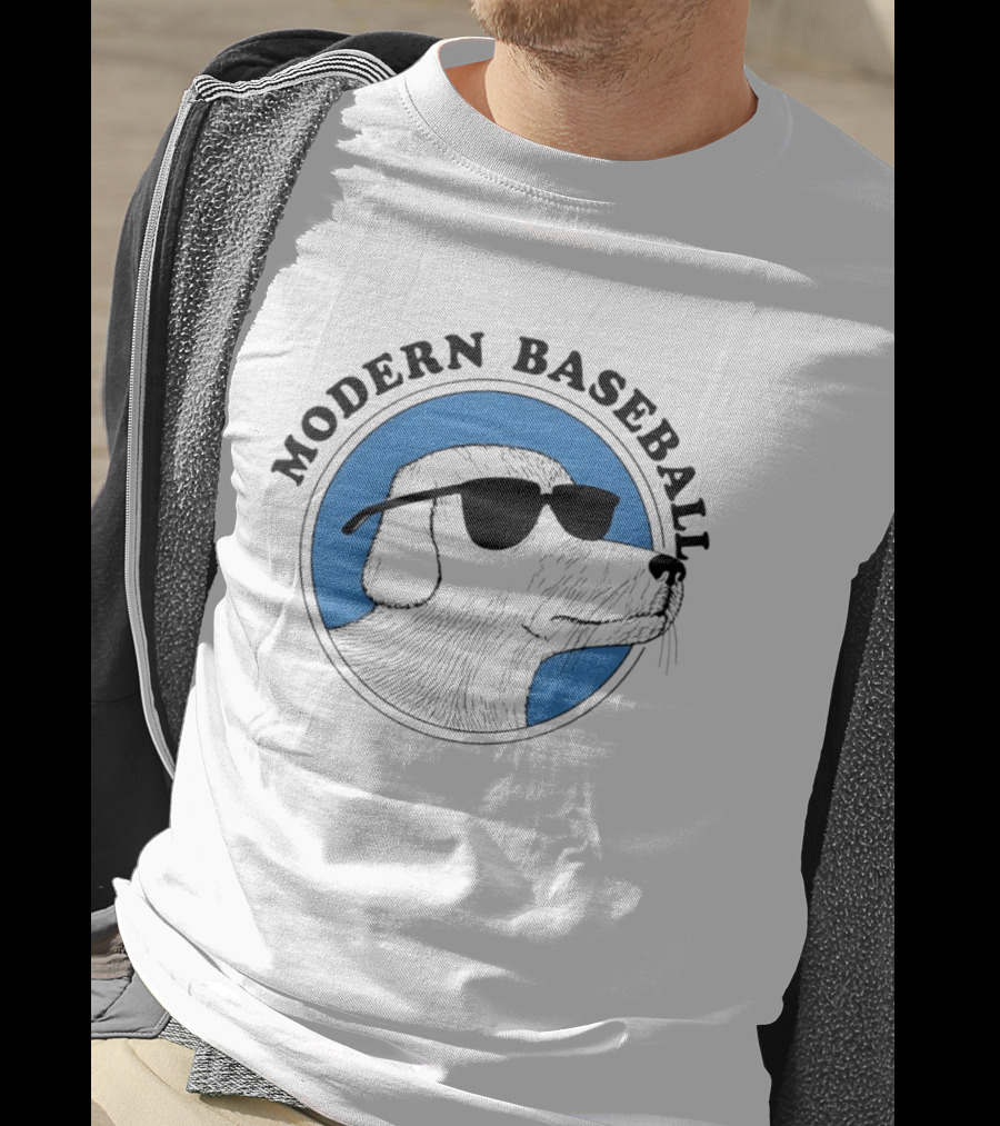 Modern Baseball Dog With Sunglasses T-Shirt