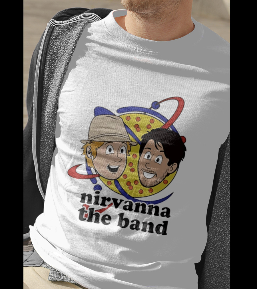 Nirvanna The Band Characters With Planetary T-Shirt