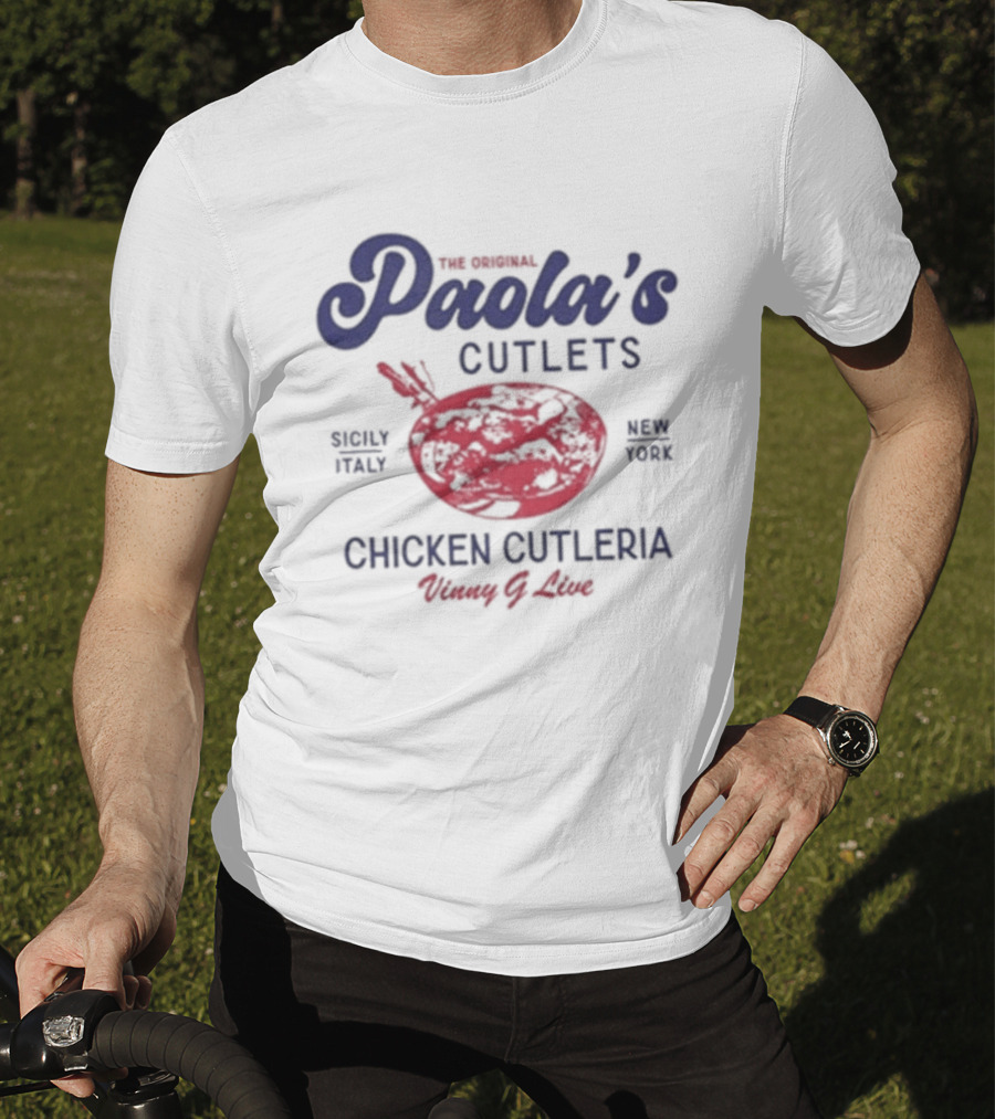 The Original Paola's Cutlets Chicken Culteria Since 2022 Best Ever Crispy Juicy T-Shirt