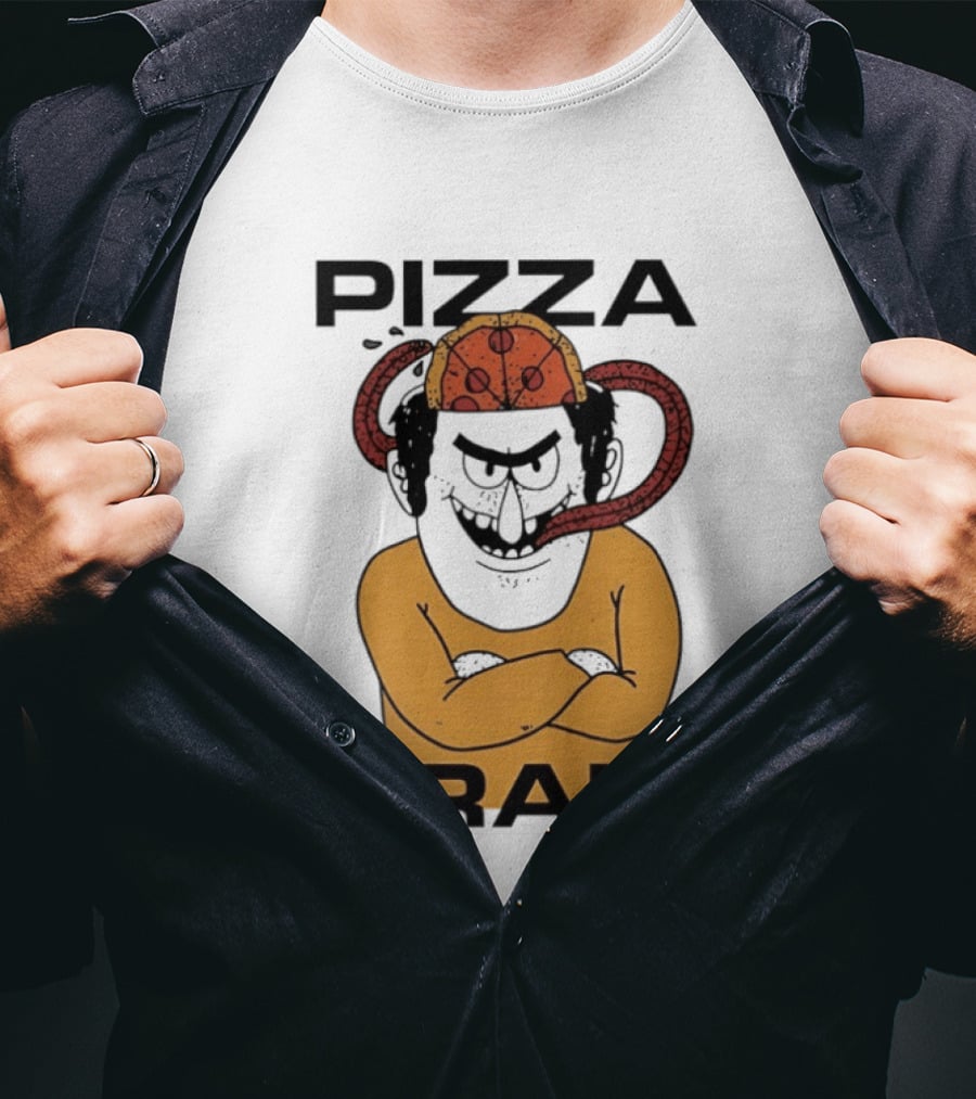Pizza Brain Cartoon Perry Pizza Hat Monster T-Shirt
