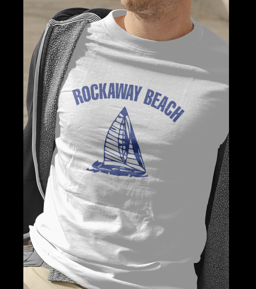 Rockaway Beach Sailboat Ocean Adventure T-Shirt