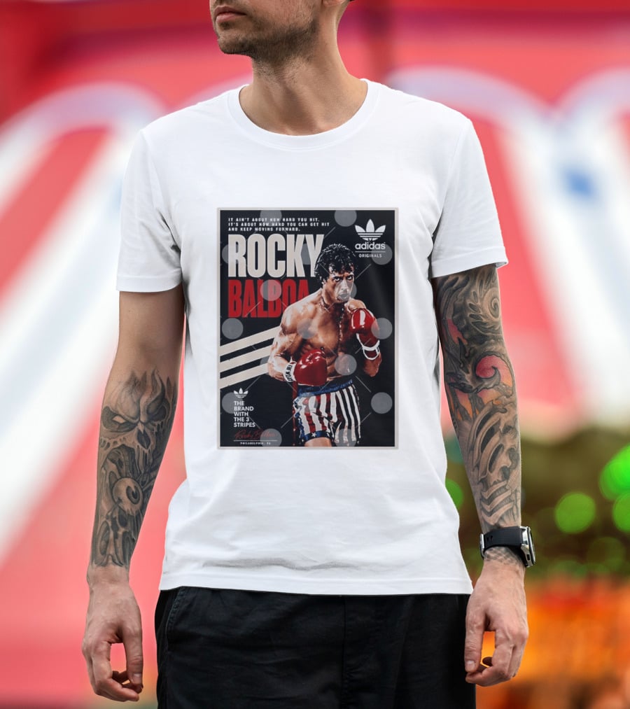 Rocky Balboa Adidas Originals Philadelphia Boxing Legend T-Shirt