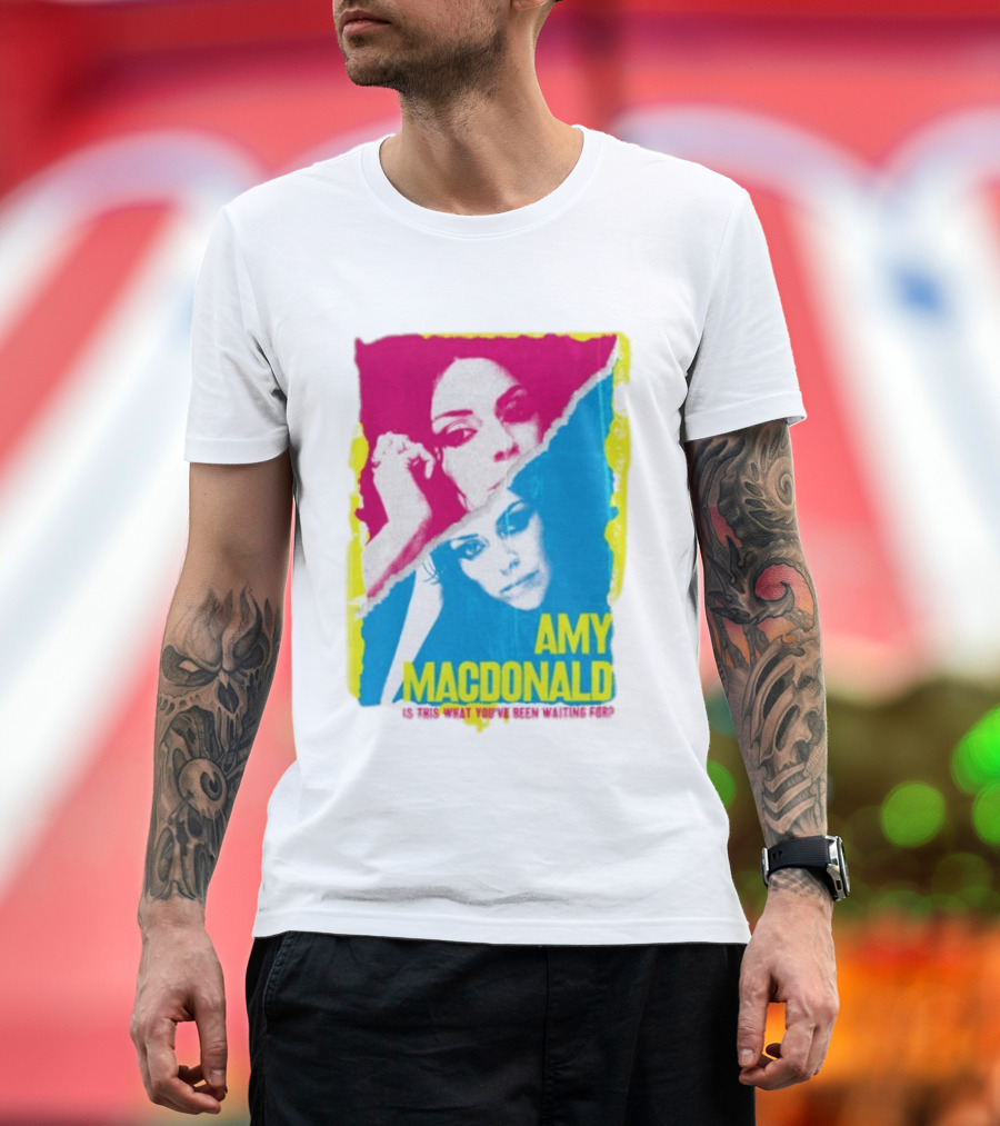 Amy Macdonald Is This What You've Been Waiting For Vintage Style Image T-Shirt