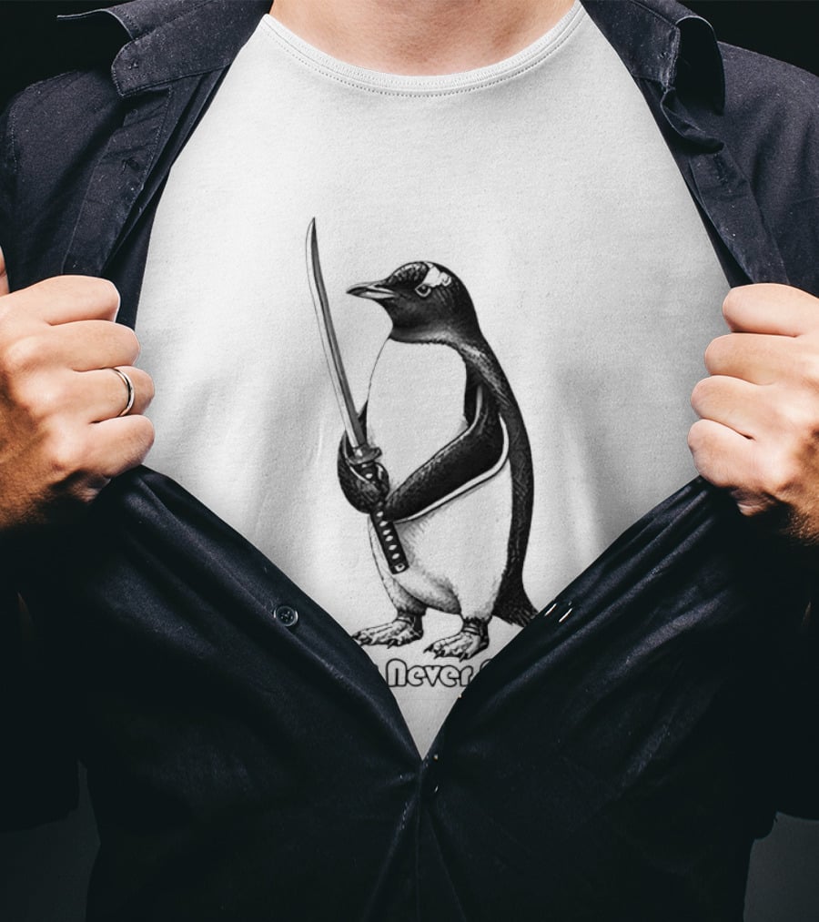 Penguin Katana Flight Was Never An Option T-Shirt