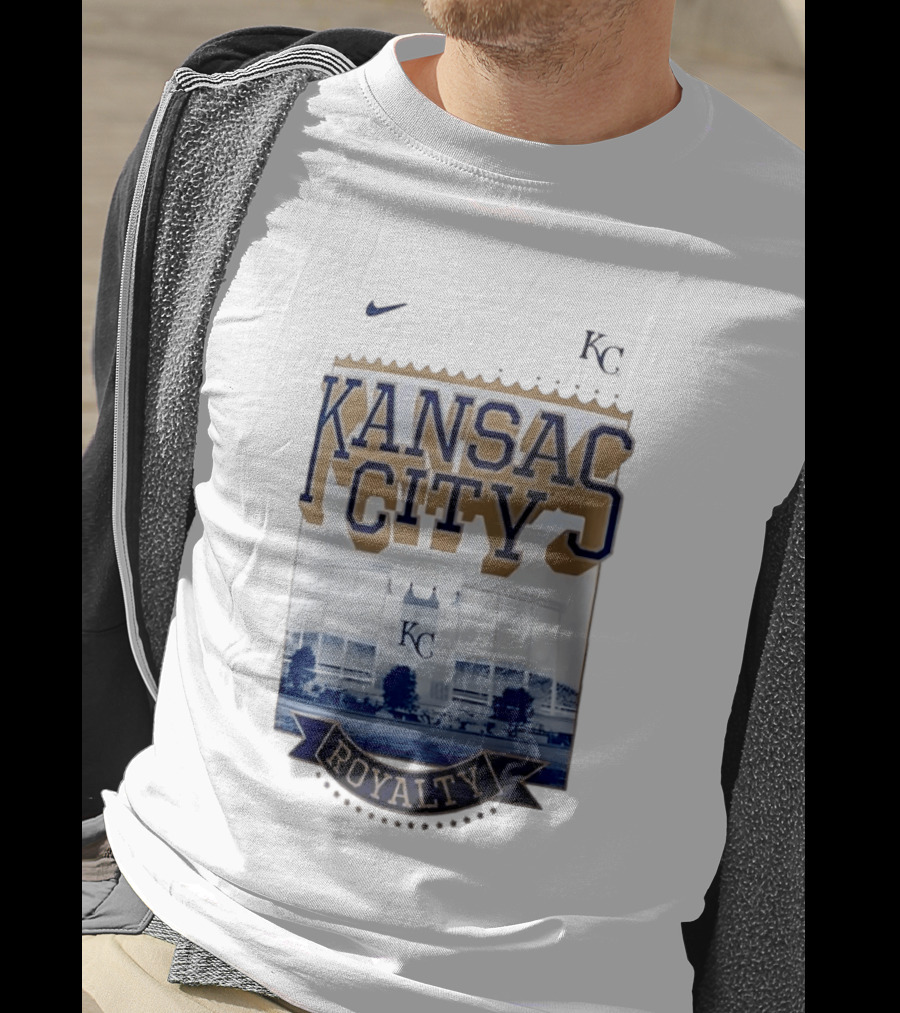 Kansas City Royals Stadium Royalty KC Nike T-Shirt