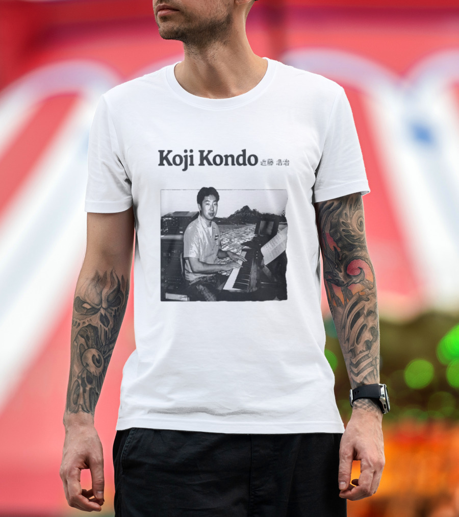 Koji Kondo I Can Hear Music Piano Masters T-Shirt