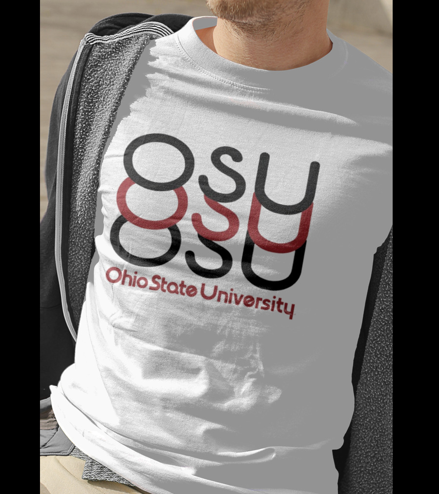 Ohio State University OSU Stacked T-Shirt