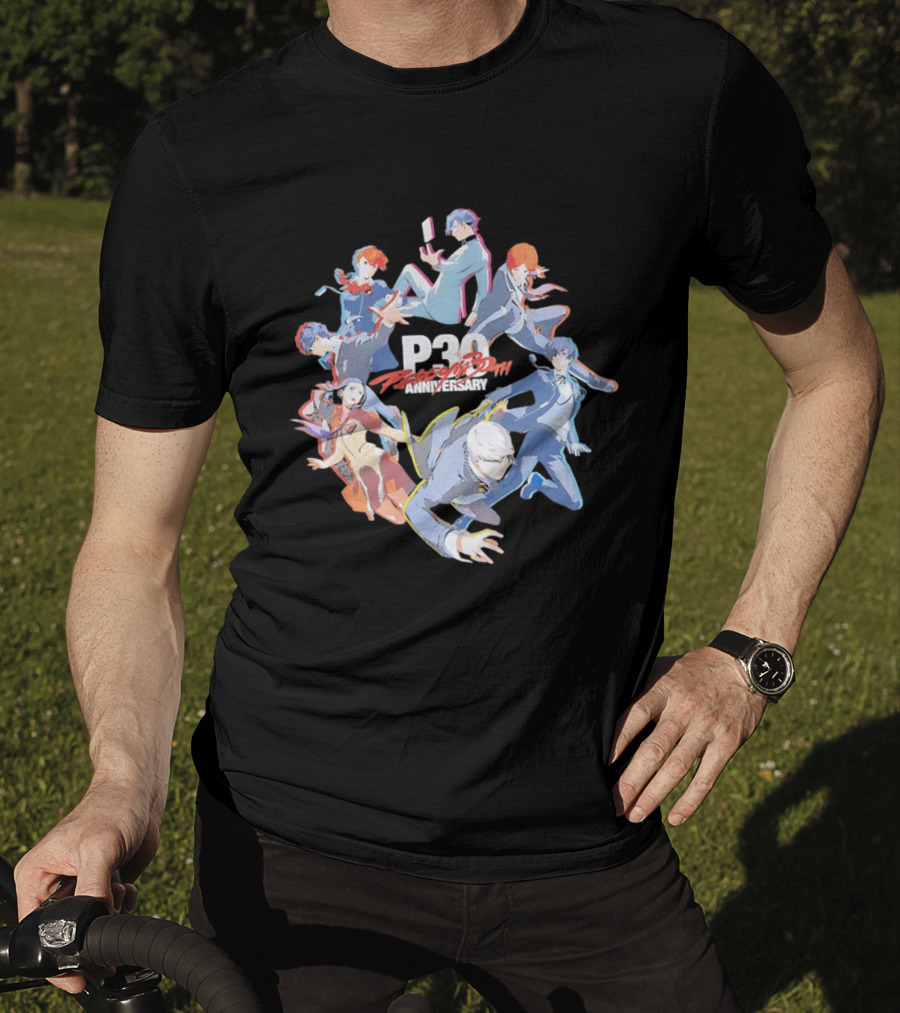 Persona 30th Anniversary P30 Atlus JRPG Collection T-Shirt