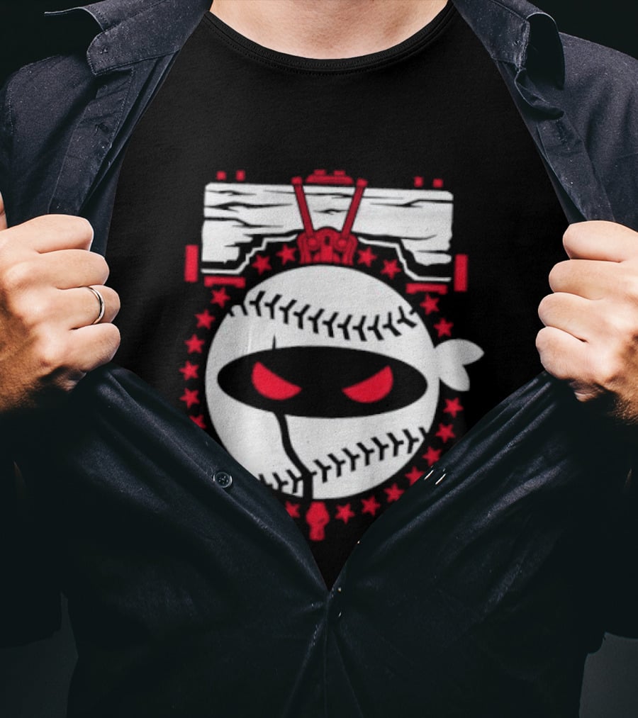 Ninja Baseball All Star With Pitching 26 Roto Wear T-Shirt