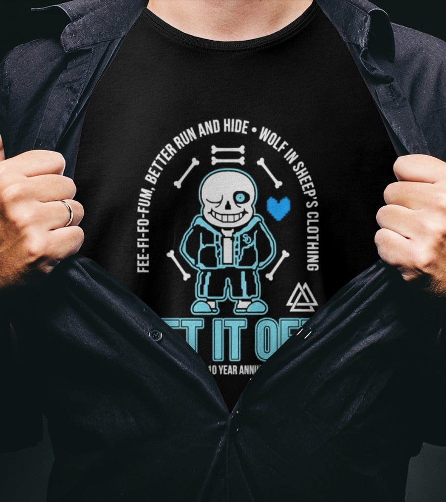 Set It Off Duality 10 Year Anniversary Undertale Sans Wolf In Sheep's Clothing T-Shirt