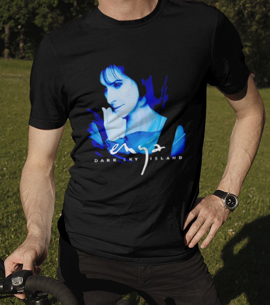 Enya Dark Sky Island Album Blue T-Shirt