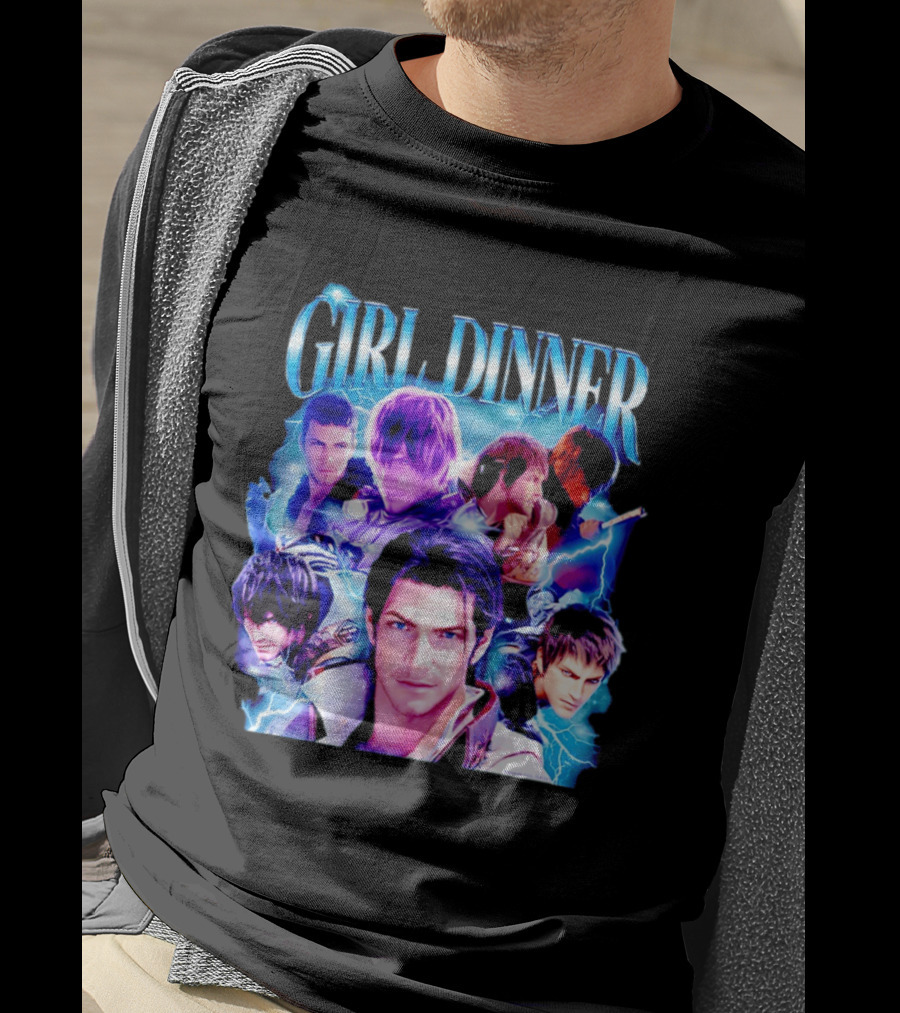 Girl Dinner Final Fantasy Characters Square Enix T-Shirt
