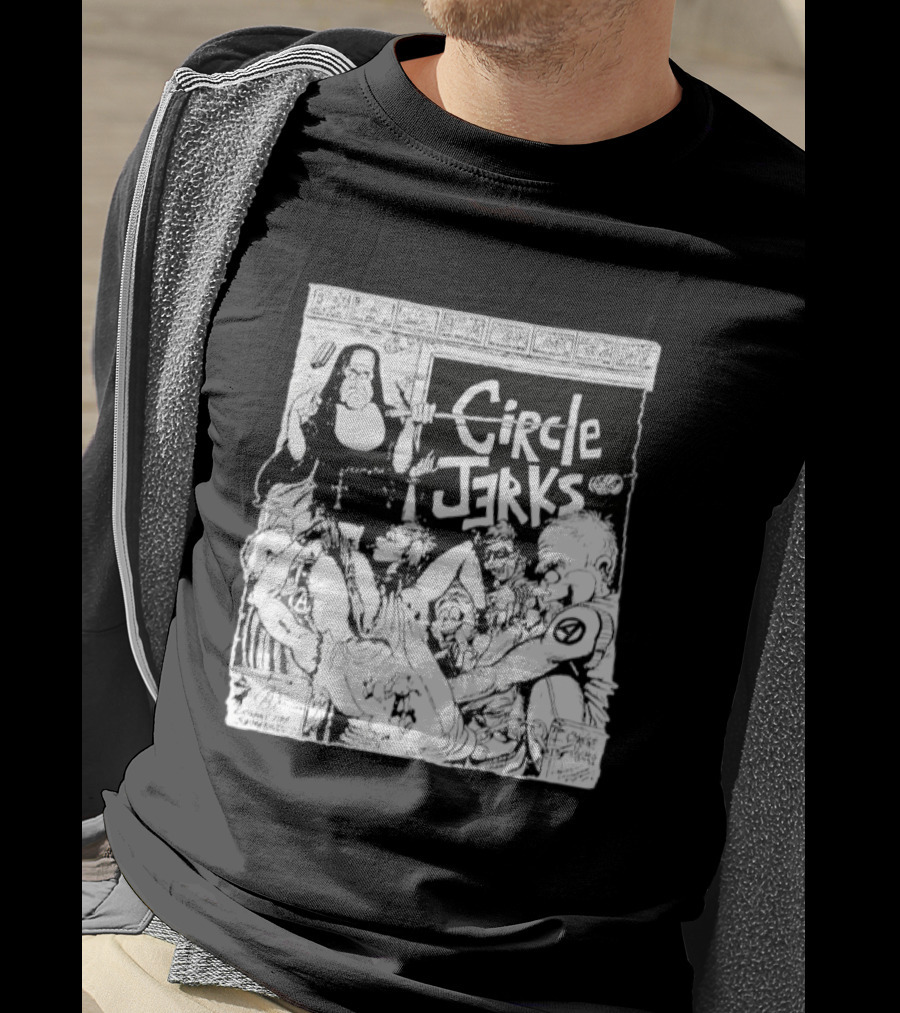 Circle Jerks Nun Punk Rock Band Chaos T-Shirt