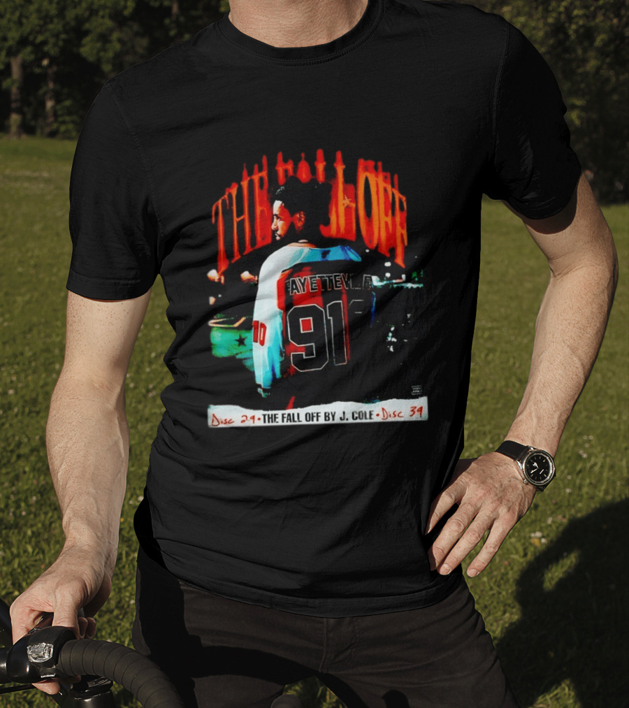 J Cole The Fall Off Fayetteville 910 Disc 29 Disc 34 T-Shirt