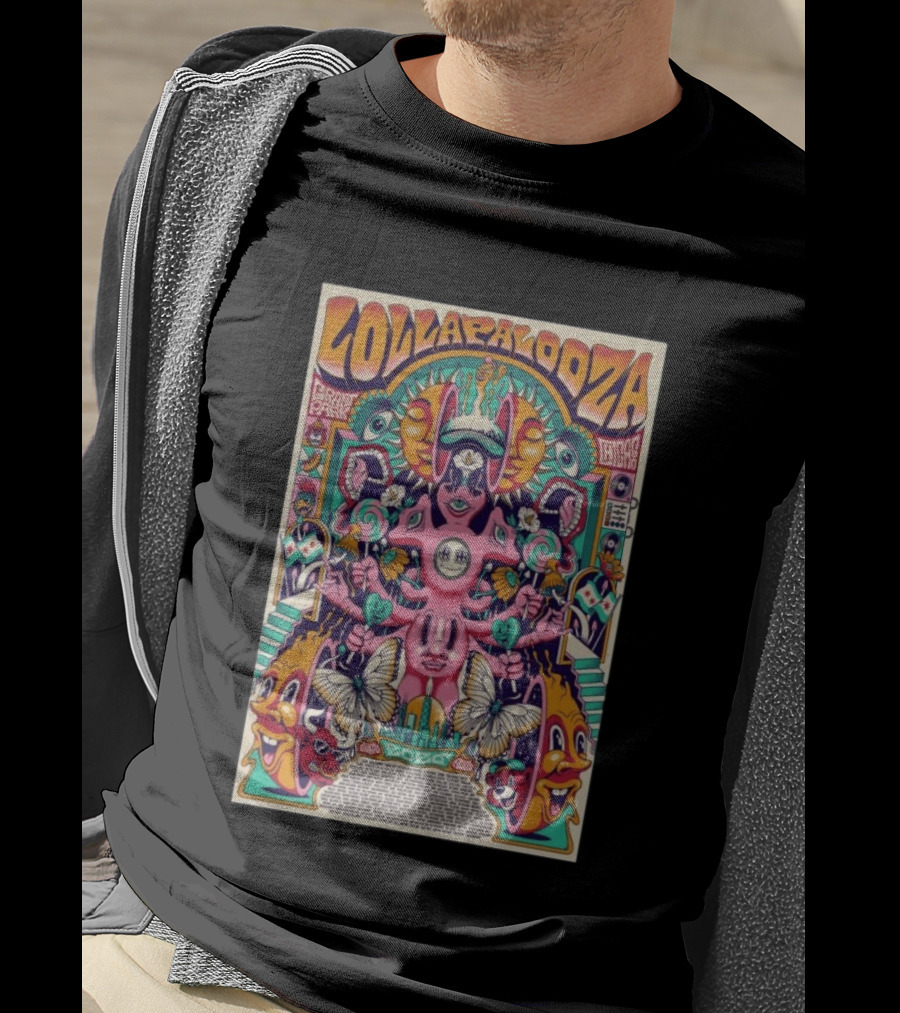 Lollapalooza Grant Park Chicago July 30 To August 2 2026 Festival T-Shirt