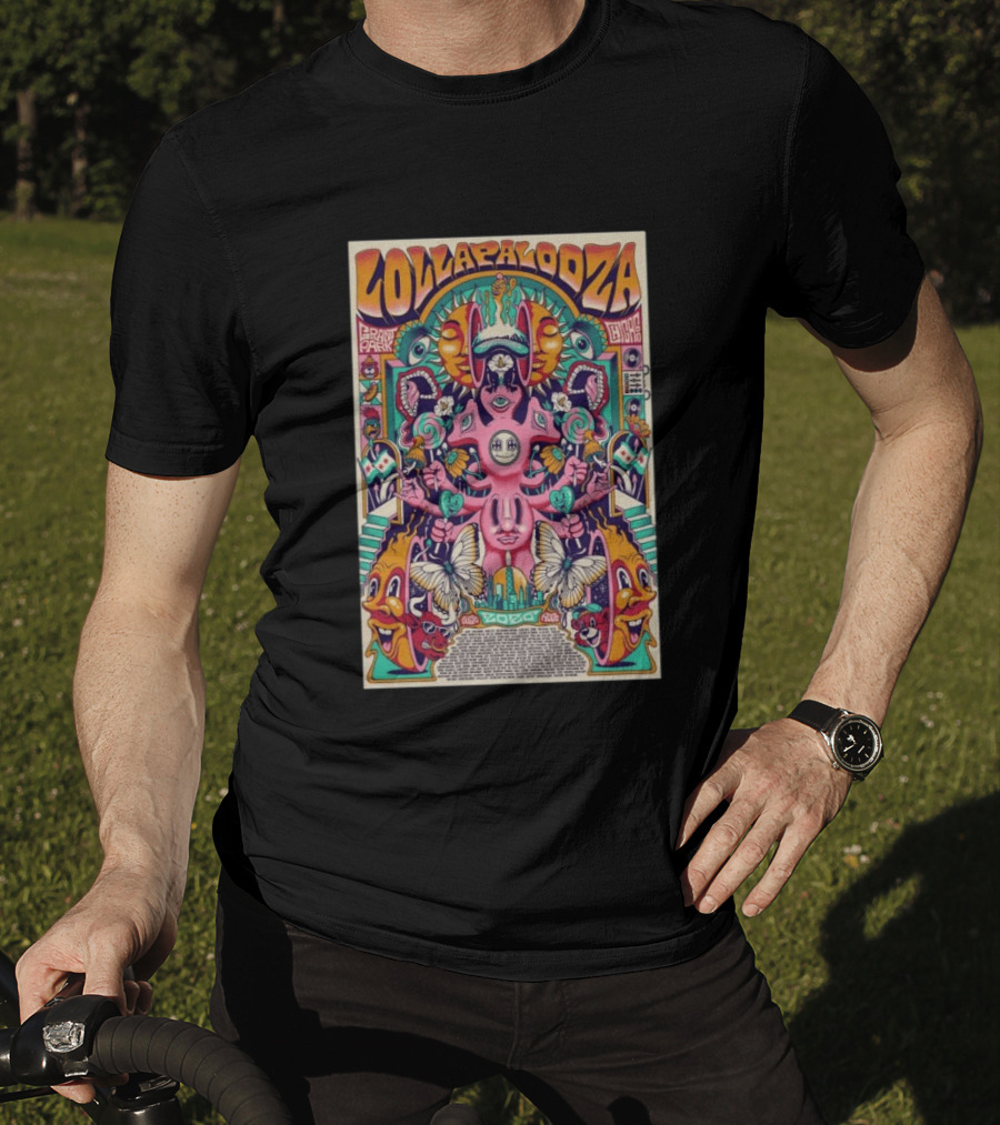 Lollapalooza Grant Park Chicago July 30 To August 2 2026 Festival T-Shirt
