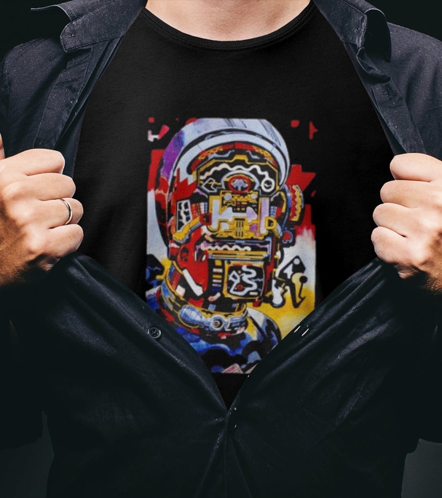 Jack Kirby Galactic Sci Fi Robot T-Shirt