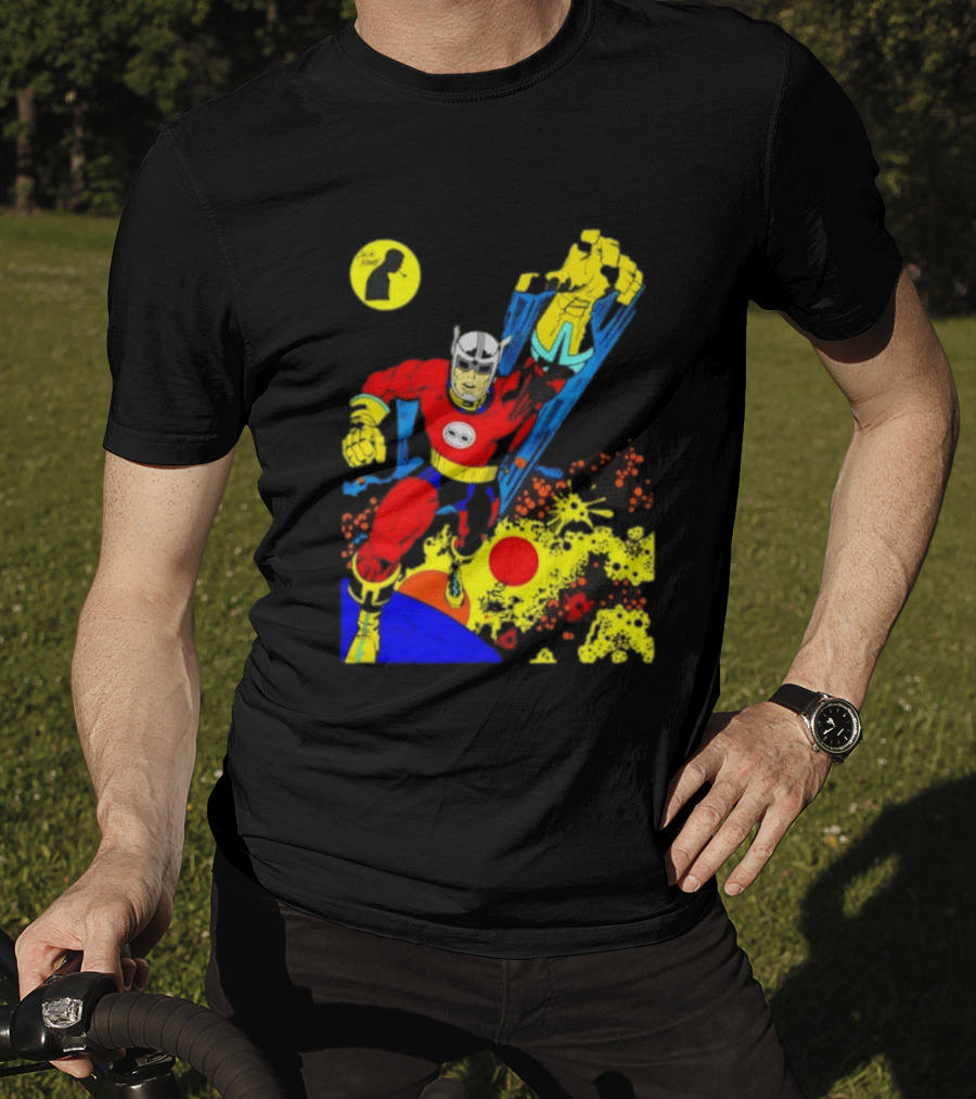 Jack Kirby Galactic Superhero Comic Book Dynamic Action T-Shirt