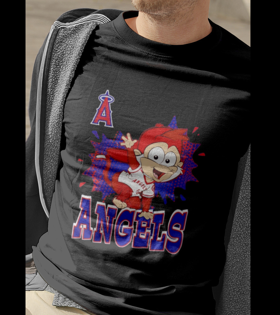 Los Angeles Angels Rally Monkey Baseball MLB Team Fans T-Shirt