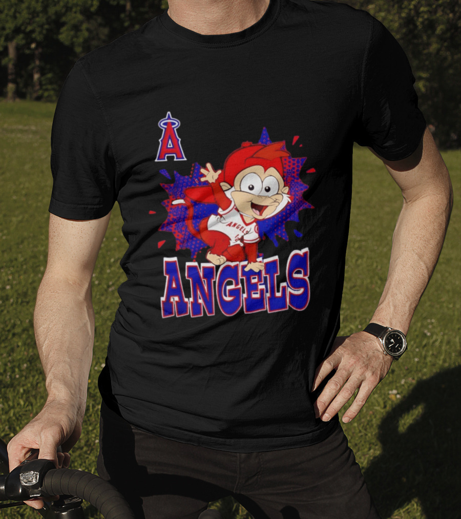 Los Angeles Angels Rally Monkey Baseball MLB Team Fans T-Shirt