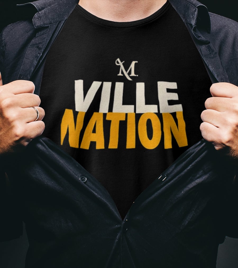 Manhattanville University Ville Nation Athletics Spirit T-Shirt
