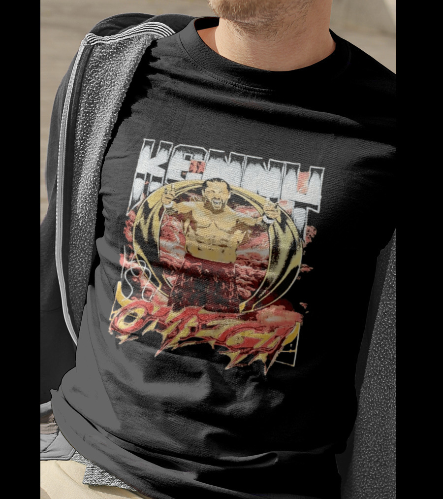 Kenny Omega AEW Wrestling Champion Dynamic Pose T-Shirt