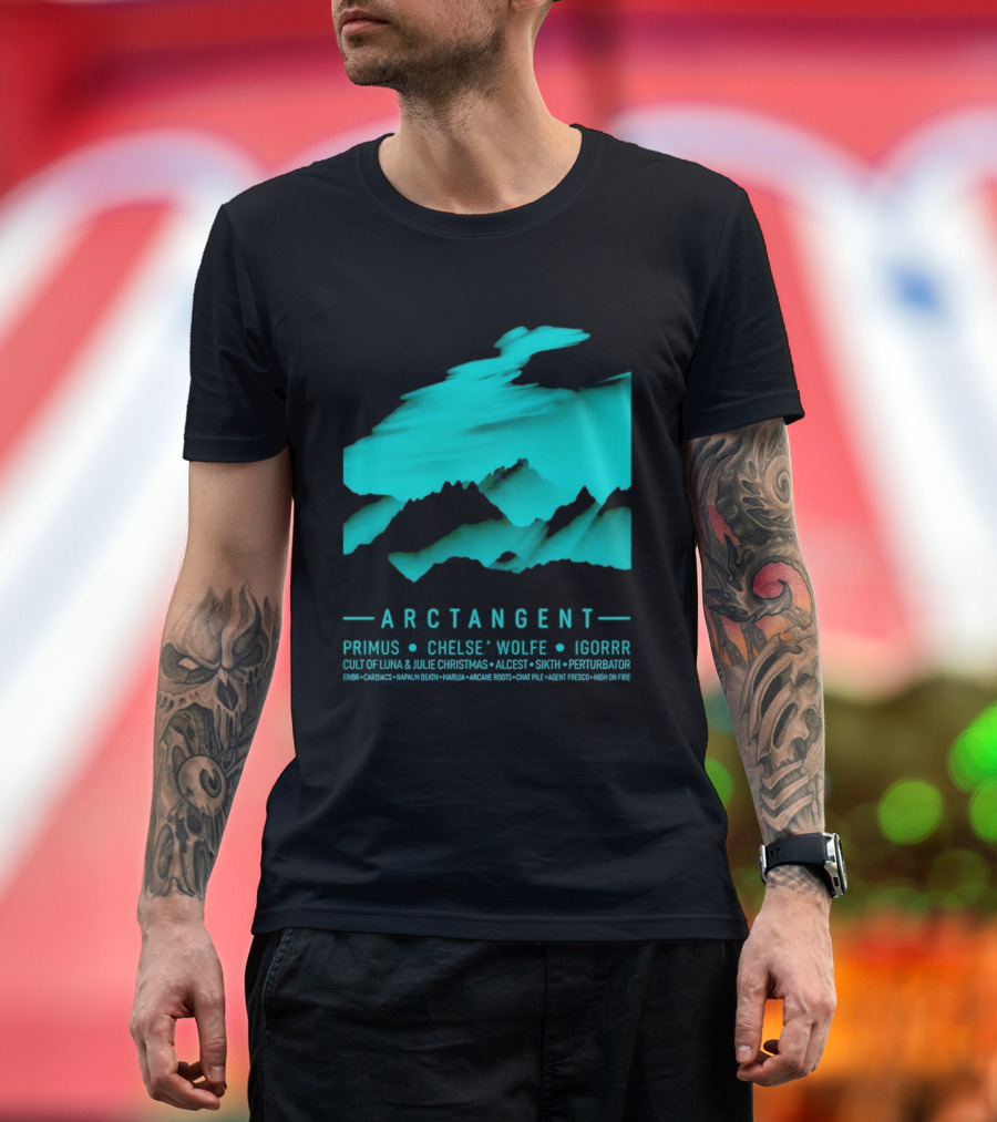 Arctangent Festival Mountains Lineup Primus Chelsea Wolfe Igorr Cult Of Luna Alcest Sikth T-Shirt