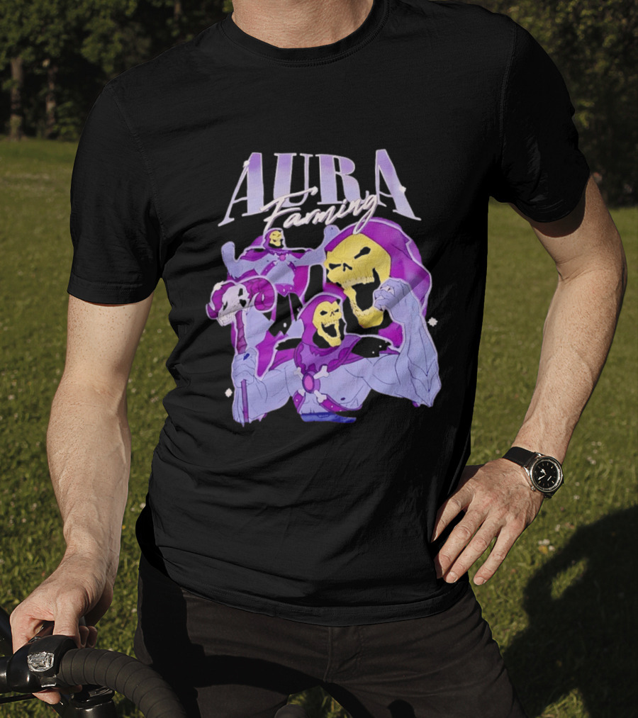 Aura Farming Skeletor Masters Of The Universe T-Shirt