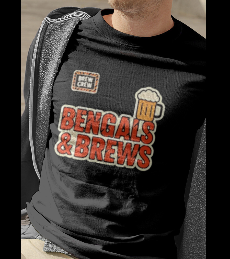 Bengals And Brews Brew Crew Beer T-Shirt