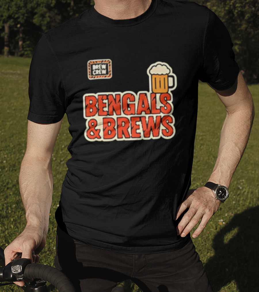 Bengals And Brews Brew Crew Beer T-Shirt