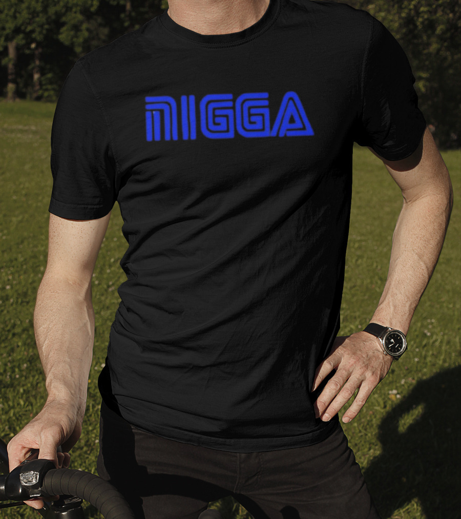 Blue NIGGA T-Shirt