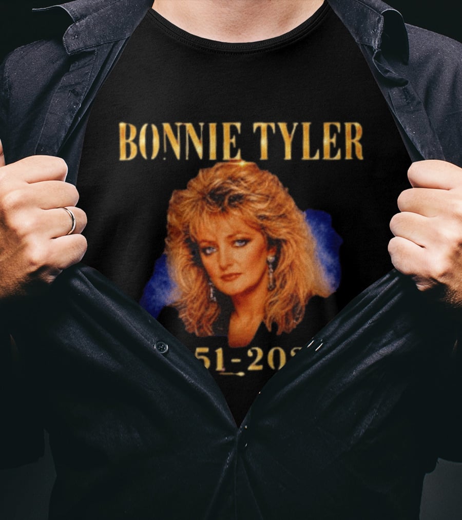 Bonnie Tyler 1951 2026 Memorial T-Shirt