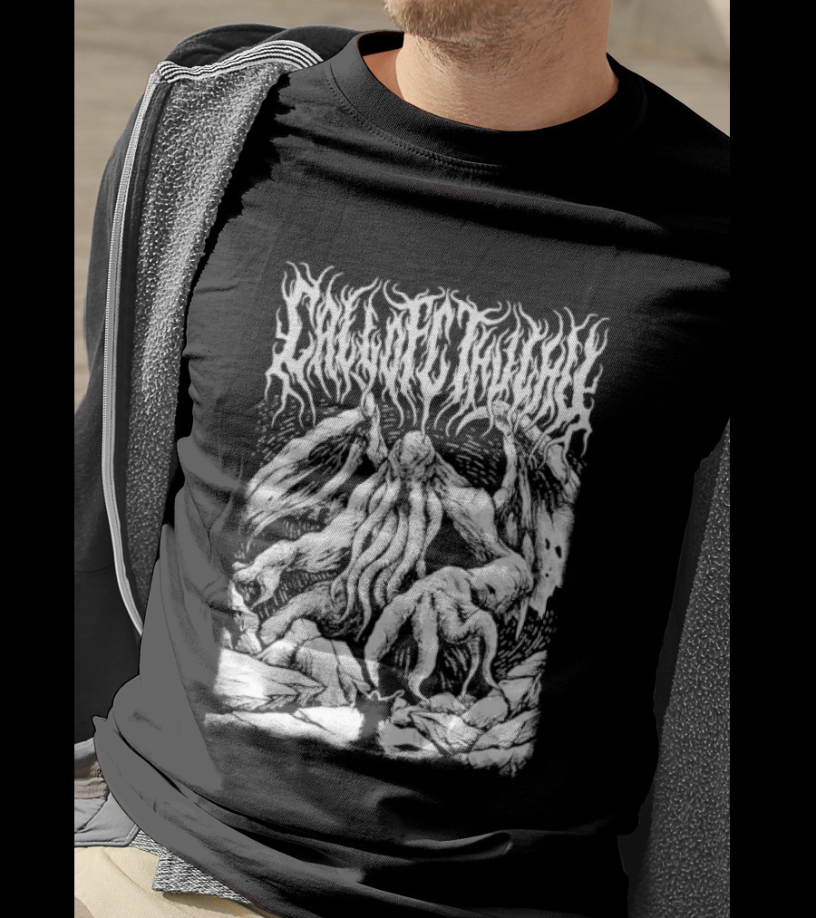 Call Of Cthulhu HP Lovecraft Eldritch Horror Mythos Tentacles And Monsters T-Shirt