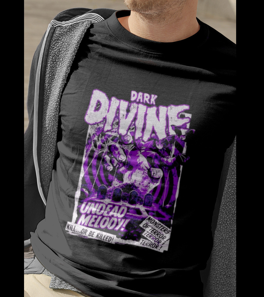 Dark Divine Undead Melody Monsters Of Terror Horror T-Shirt
