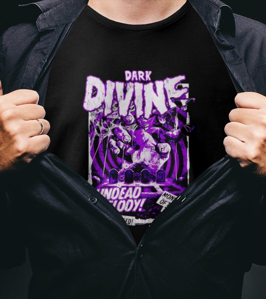 Dark Divine Undead Melody Monsters Of Terror Horror T-Shirt