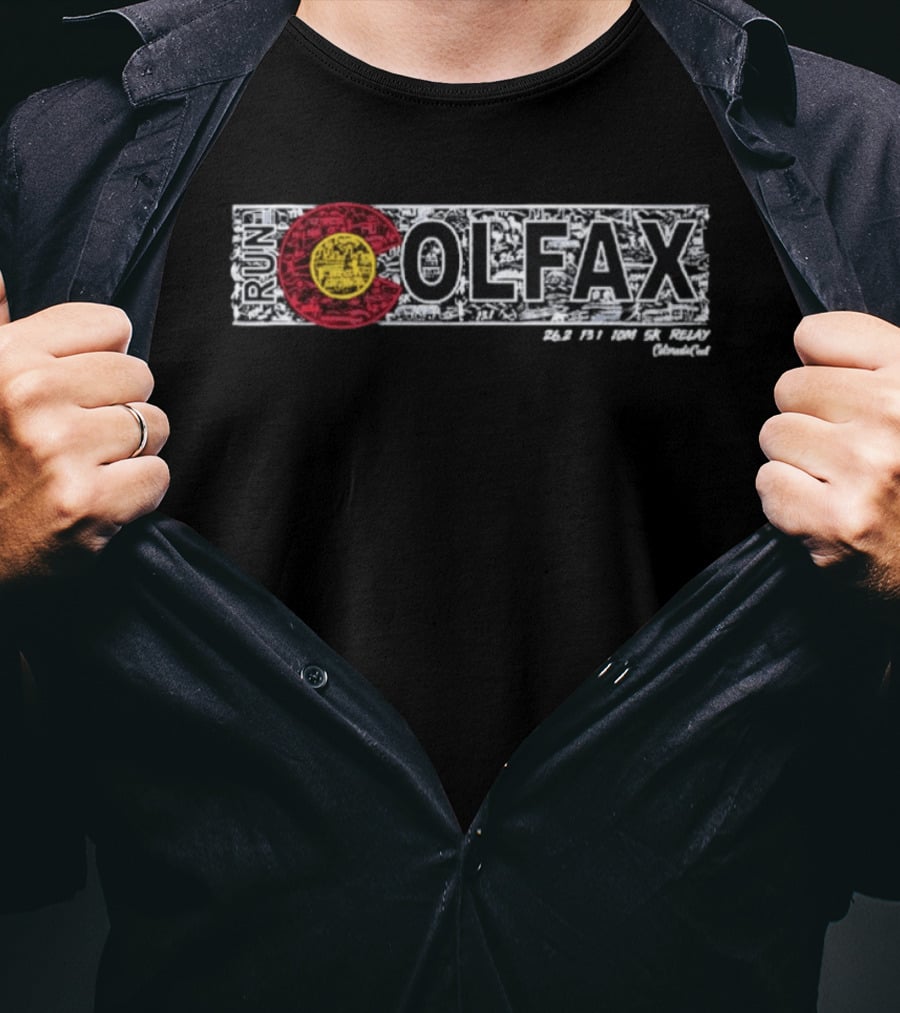 Denver Colfax Run Marathon 2026 Colorado Event T-Shirt