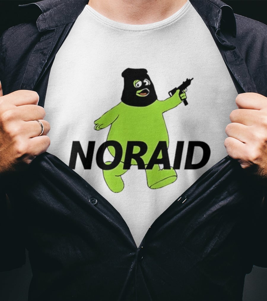 Uncle O'Grimacey Noraid With Green Character And Weapon T-Shirt