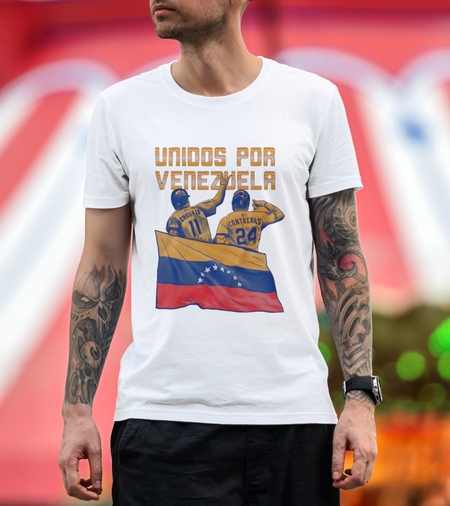Unidos Por Venezuela Chourio Contreras Brewers Community Initiative T-Shirt