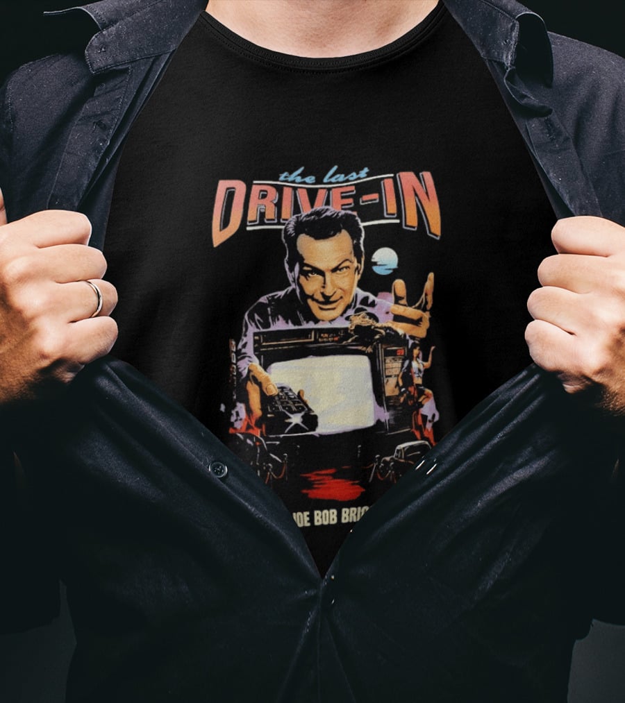 The Last Drive In With Joe Bob Briggs Retro Horror T-Shirt