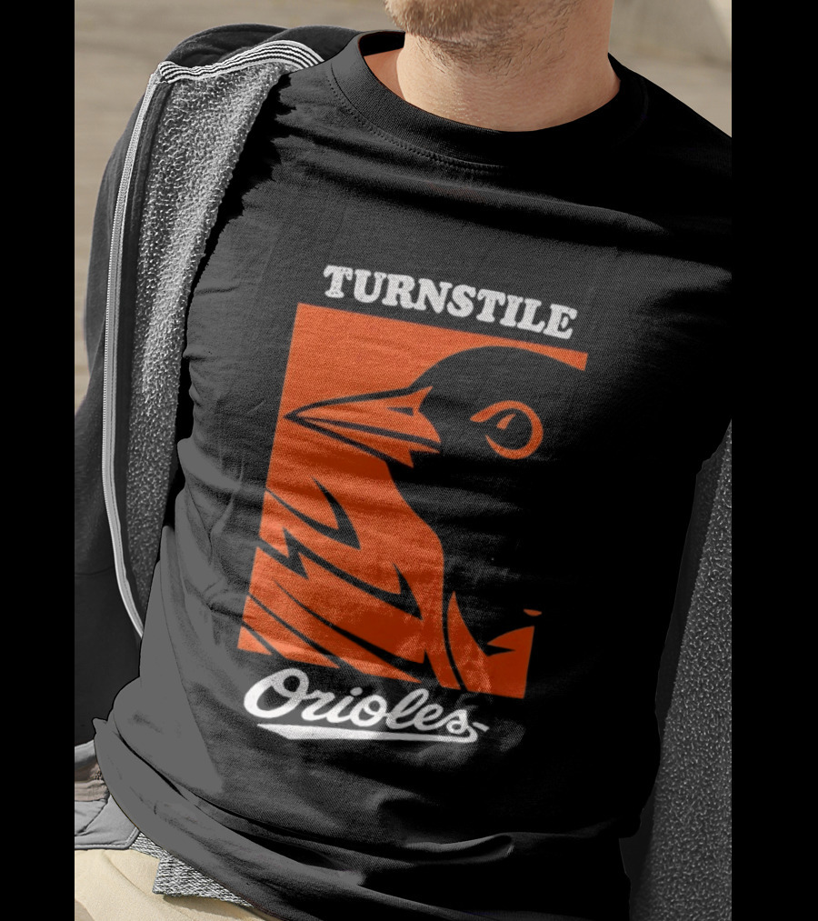 Turnstile Orioles Bird Orange T-Shirt