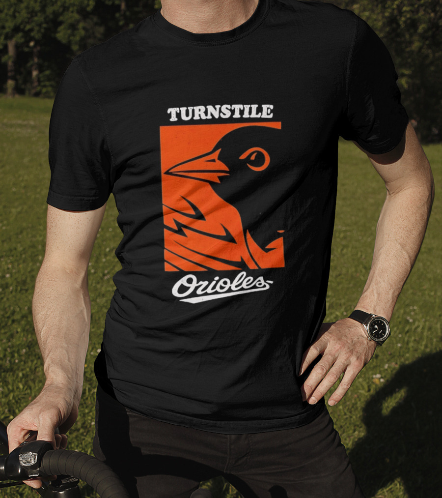 Turnstile Orioles Bird Orange T-Shirt