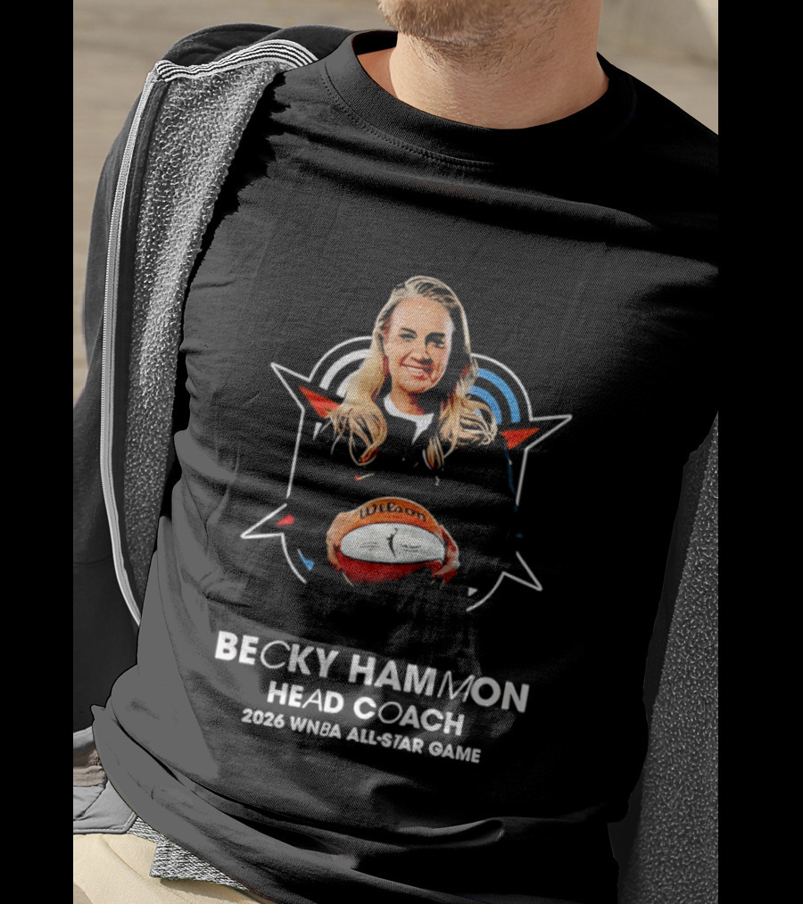Becky Hammon Head Coach 2026 WNBA All Star Game T-Shirt